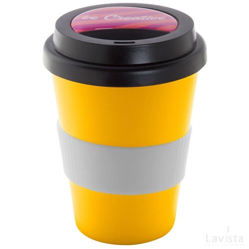 Creacup Mini Customisable Thermomok Geel