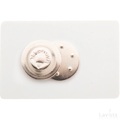 Domebadge Magnetische Badge Wit