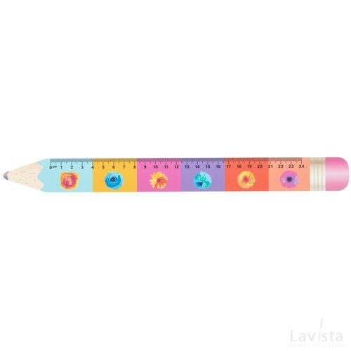 Sharpy 24 Liniaal Van 24 Cm, Potlood Wit