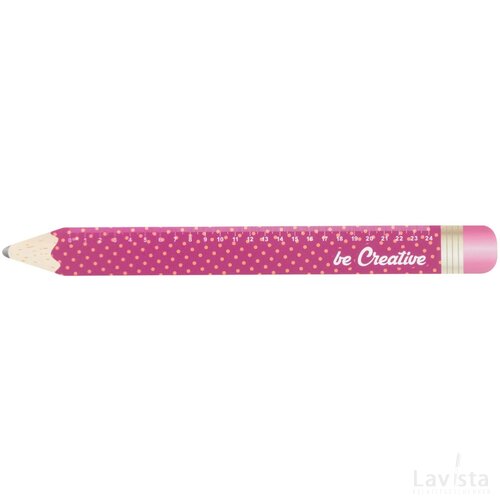 Sharpy 24 Liniaal Van 24 Cm, Potlood Wit