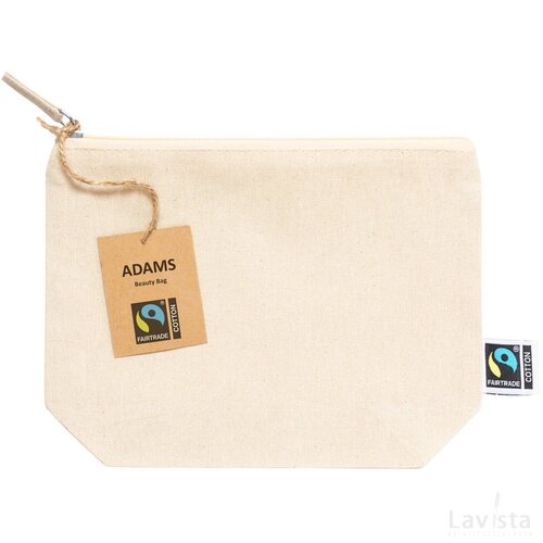 Adams Fairtrade Make-Up Tas Natuurlijk