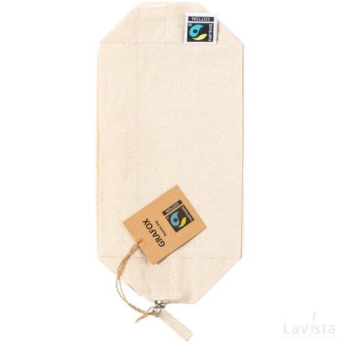Grafox Fairtrade Make-Up Tas Natuurlijk