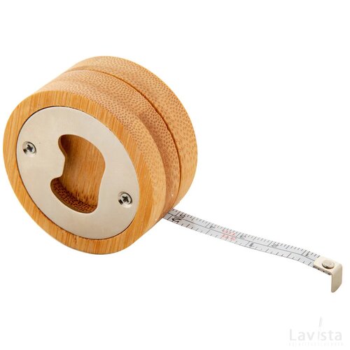 Mini rolmaat met flesopener Naturel
