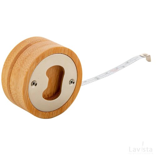 Mini rolmaat met flesopener Naturel