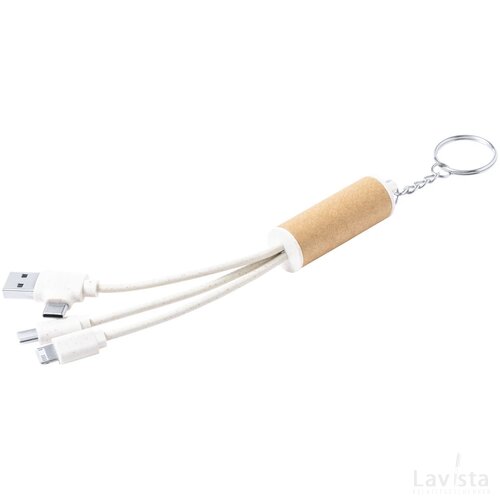 Feildin Sleutelhanger Usb-Oplaadkabel Natuurlijk