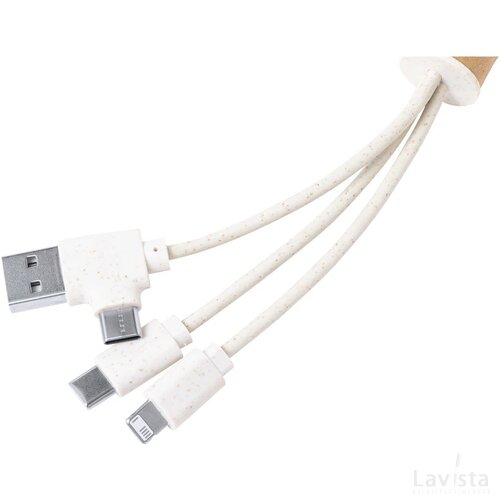 Feildin Sleutelhanger Usb-Oplaadkabel Natuurlijk
