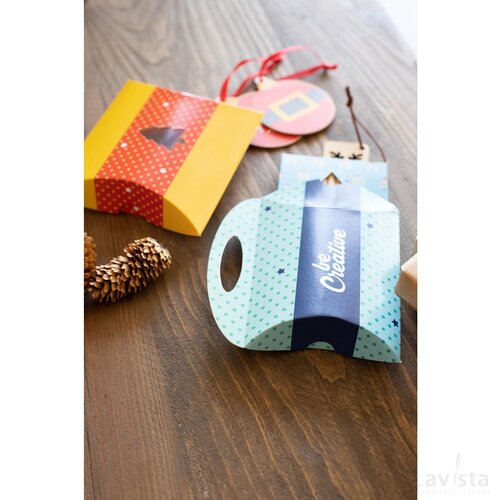 Creabox Pillow Xmas S Pillow Geschenkdoos Wit