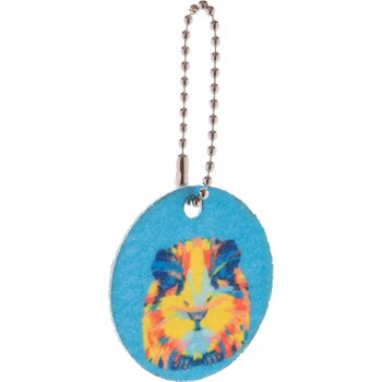 Felty Custom Made Sleutelhanger, Cirkel Wit