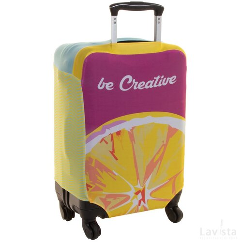 Bagsave L Custom Made Koffer Hoes Wit