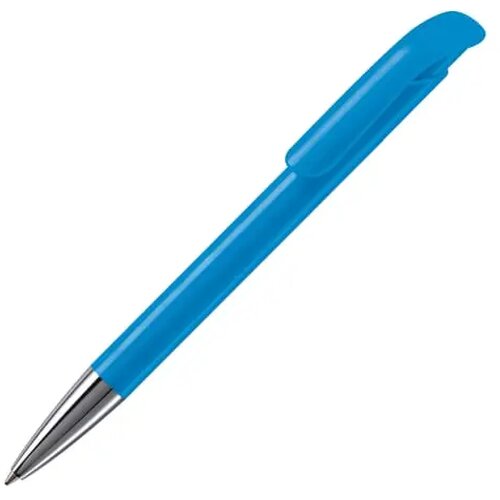 Balpen Atlas hardcolour metal tip lichtblauw