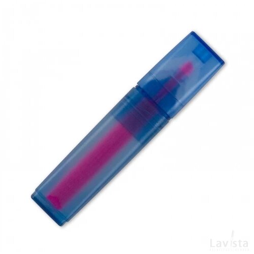 Markeerstift R-PET blauw / roze