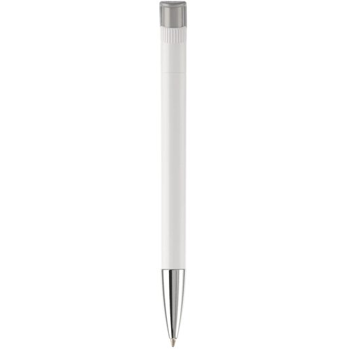 Balpen Apollo hardcolour wit / zilver