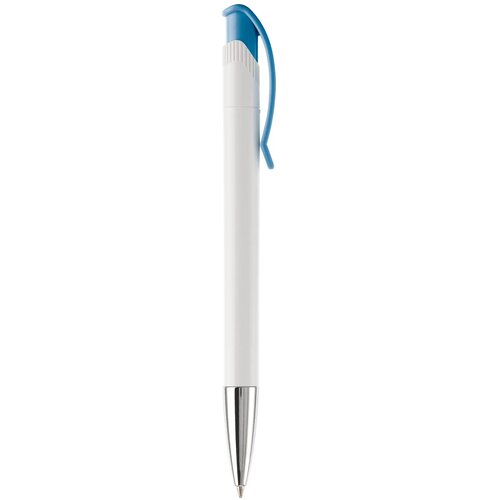 Balpen Apollo hardcolour wit / blauw