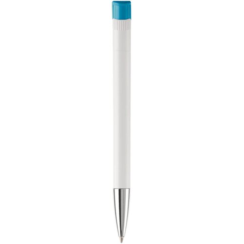 Balpen Apollo hardcolour wit / turquoise