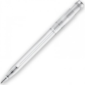 Balpen Pier Clear transparant transparant wit