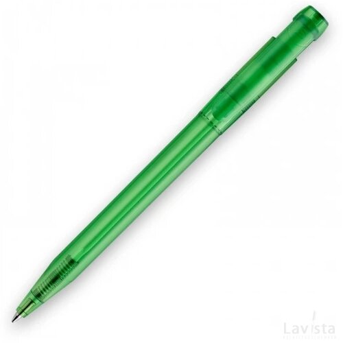 Balpen Pier Clear transparant transparant groen