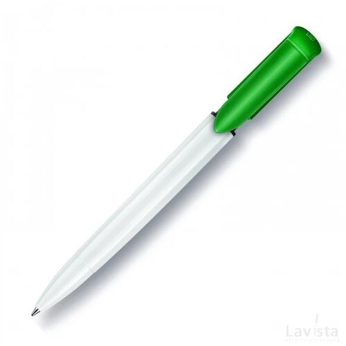 Balpen S40 Colour hardcolour wit / groen