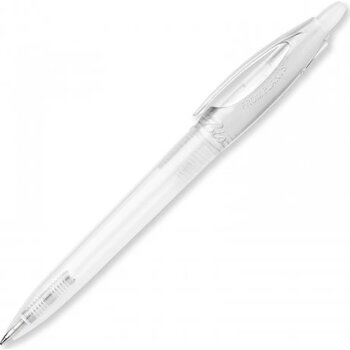 Balpen Bio-S! Clear transparant frosted wit