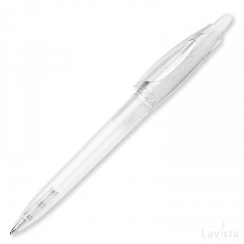 Balpen Bio-S! Clear transparant frosted wit