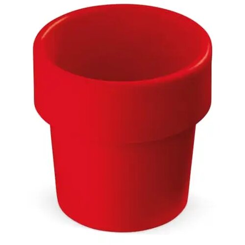 Hot-but-cool beker met aardbeien zaadjes Rood