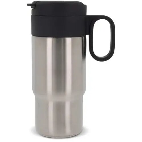 Auto thermofles met handvat Zilver 300 ml