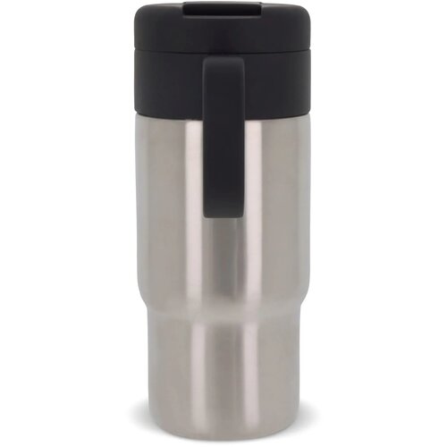 Auto thermofles met handvat Zilver 300 ml
