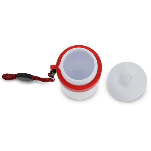 Bidon met rand 500ml wit / rood