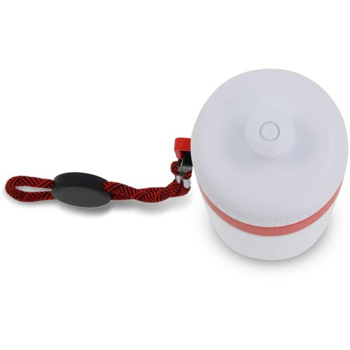 Bidon met rand 500ml wit / rood
