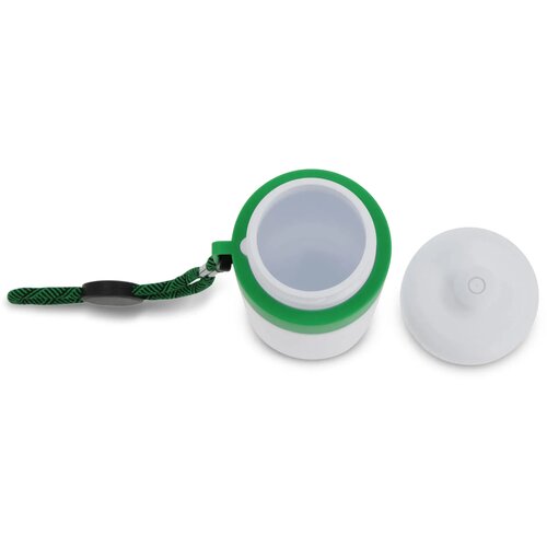 Bidon met rand 500ml wit / groen