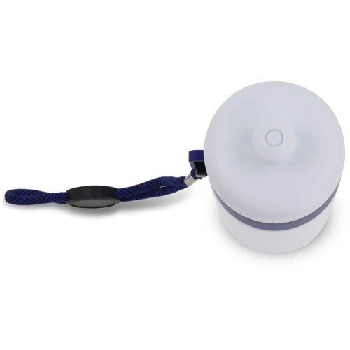 Bidon met rand 500ml wit / donker blauw