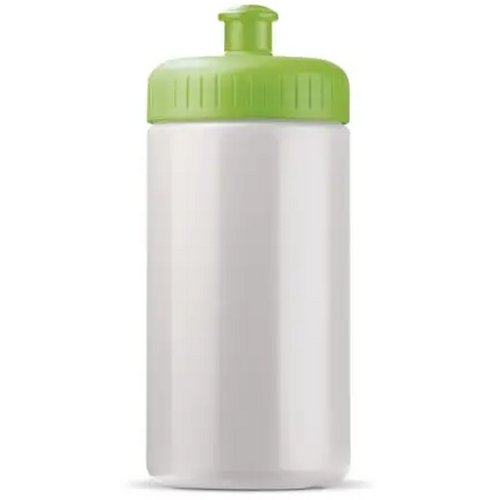Sportbidon classic 500ml wit / licht groen