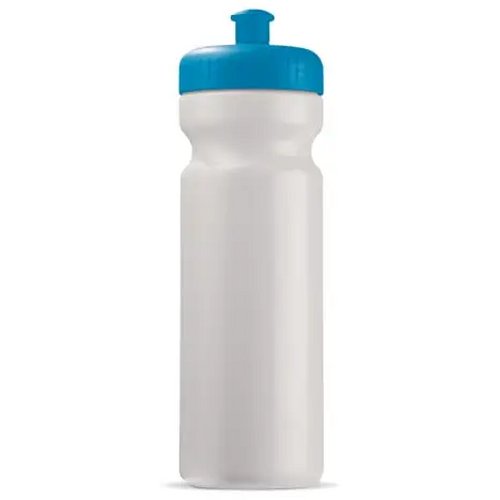 Sportbidon classic 750ml wit / licht blauw