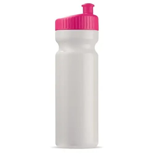 Sportbidon design 750ml wit / roze