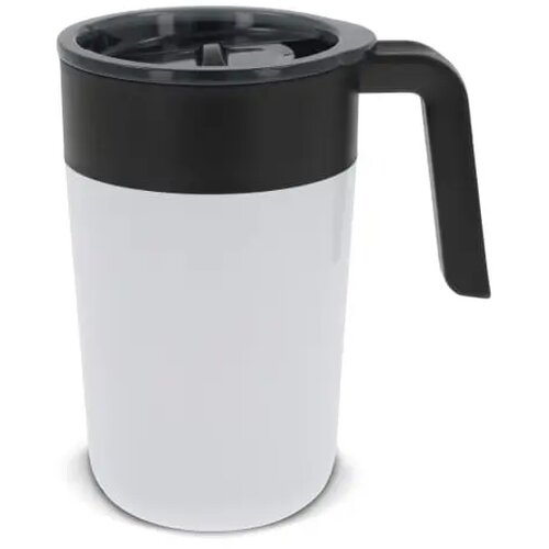 Dubbelwandige koffie mok Wit 400 ml