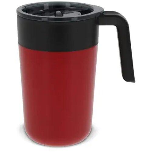 Dubbelwandige koffie mok Rood 400 ml