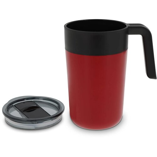 Dubbelwandige koffie mok Rood 400 ml