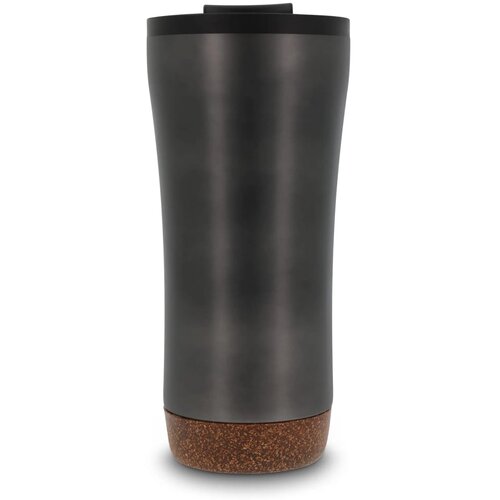 RVS thermosbeker met kurk detail Zilver 480 ml