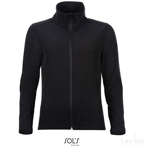 Race dames shoftshell 280g Race women zwart
