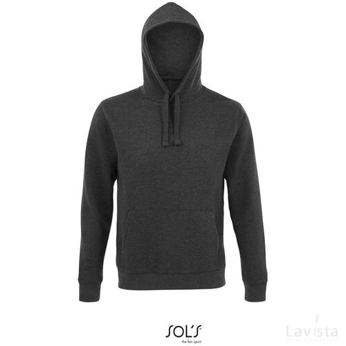 Spencer heren sweater 280g Spencer men charcoal melange