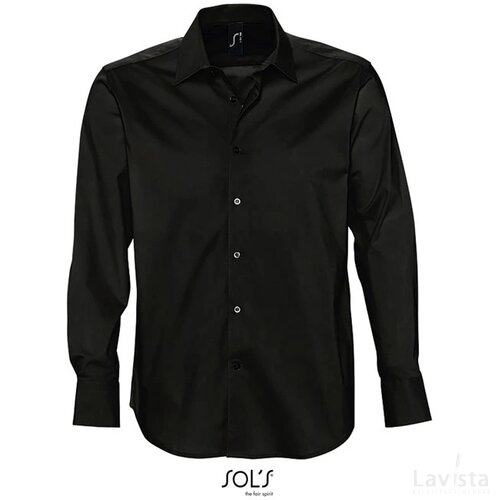 Brighton heren shirt 140g Brighton zwart