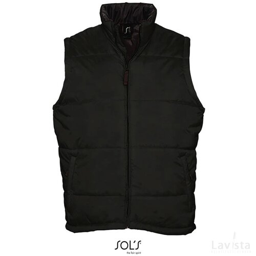 Warm men bodywarmer 210g Warm zwart