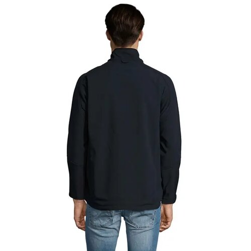 Relax heren shoftshell 340g Relax abyss blauw