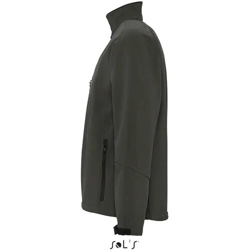 Relax heren shoftshell 340g Relax charcoal grey
