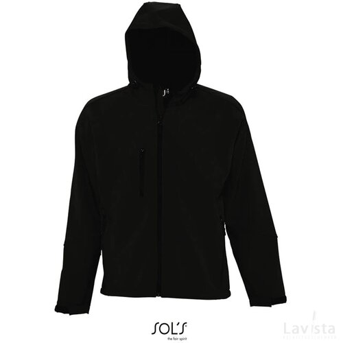 Replay heren softshell jas Replay men zwart