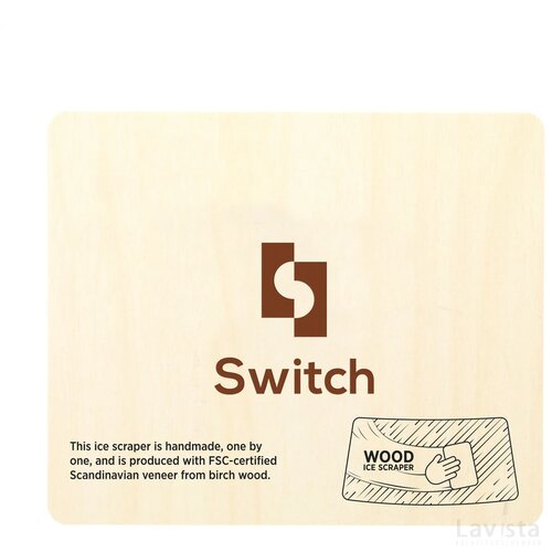 Wood Ice Scraper Ijskrabber Hout