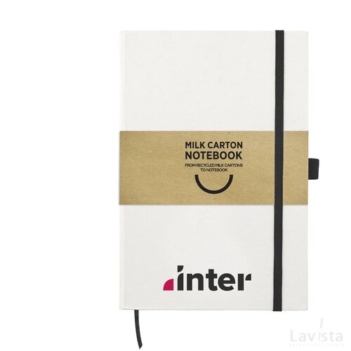Milk-Carton Notebook A5 Notitieboekje Beige