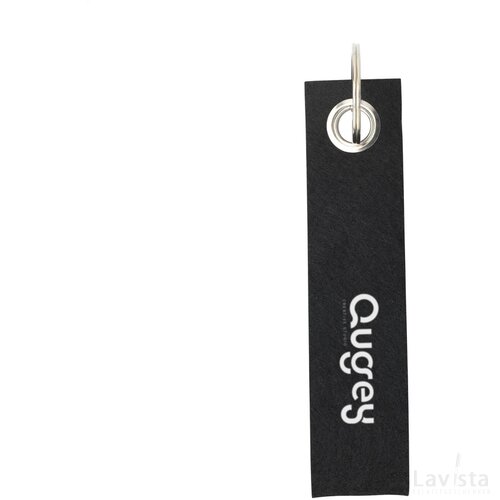 Rpet Felt Keyring Sleutelhanger Zwart