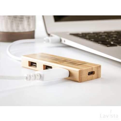 Bamboo Usb Hub Bamboe