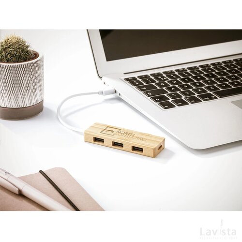 Bamboo Usb Hub Bamboe