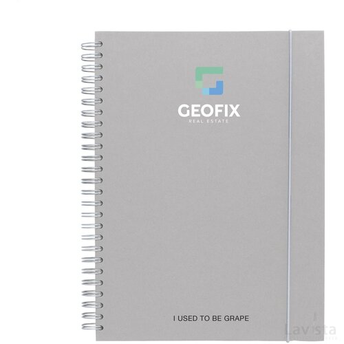 Notebook Agricultural Waste A5 - Hardcover Grape